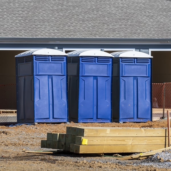 what is the expected delivery and pickup timeframe for the portable toilets in Fox Lake Hills IL